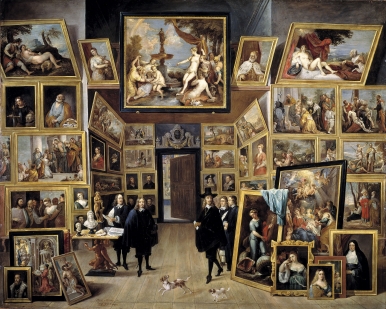 Archduke Leopold Wilhelm in his gallery in Brussels